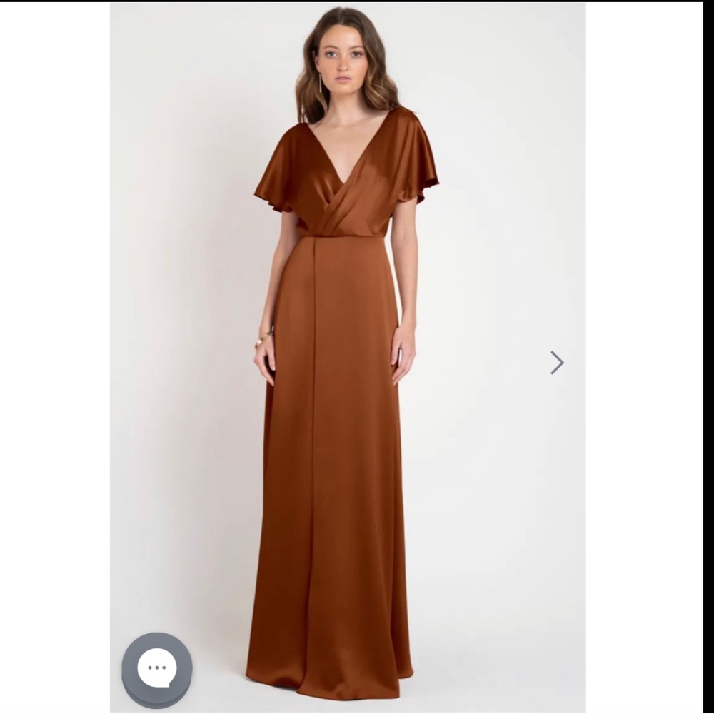 Jenny Yoo Raya bridesmaid dress in Copper